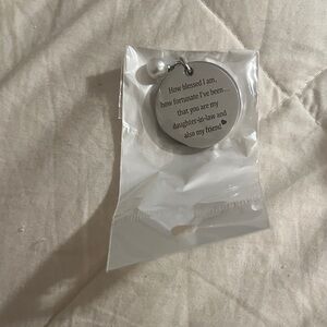 Sentimental Keychain with Heartfelt Message